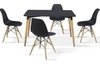 Mesa Eames Dsw Comedor Rectangular Negra 140 - Alto Impacto - ALTO IMPACTO Home + Office