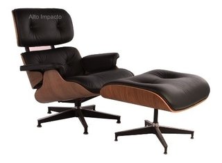 Sillón Poltrona Relax Eames Lounge Chair Con Ottoman - comprar online