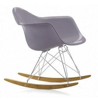 Silla Sillon Mecedora Rocking Chair Charles Eames V Colores