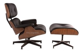 Sillón Poltrona Relax Eames Lounge Chair Con Ottoman - ALTO IMPACTO Home + Office