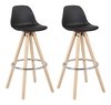 Set * 2 Banqueta Taburete Tulip Eames Madera- Alto Impacto - comprar online