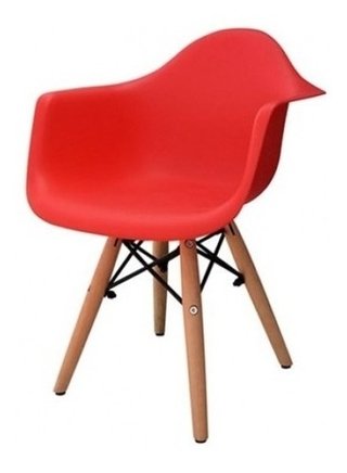 Sillon Silla Eames Kids Infantil Base Madera- Alto Impacto- en internet