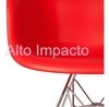 Imagen de Sillon Eames Dar Rojo Negro Blanco Metalica - Alto Impacto