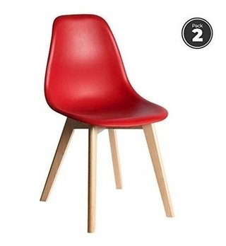 Imagen de Set * 2 Silla Eames Base Tulip Comedor Colores- Alto Impacto