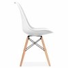 Silla Tulip Eames Dsw Almohadon Madera- Alto Impacto en internet