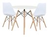 Combo Mesa Eames 80 + 2 Silla Tulip Eames - Alto Impacto