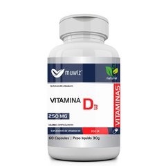 Vitamina D3 - 250mg / 60 caps