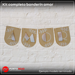 Kit completo banderín Amor