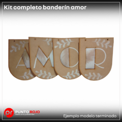 Kit completo banderín Amor - comprar online