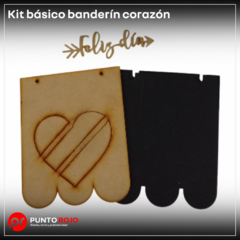 Kit básico banderín corazón