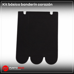 Kit básico banderín corazón en internet