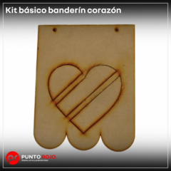 Kit básico banderín corazón - comprar online