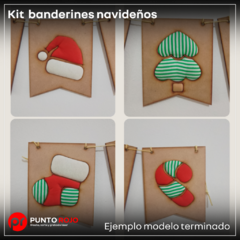 Kit completo banderines navideños