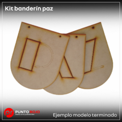 Kit básico banderín Paz