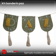 Kit completo banderín Paz