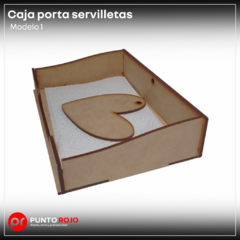 Caja porta servilletas- modelo 1 - comprar online