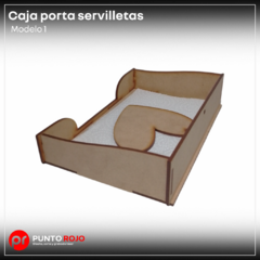 Caja porta servilletas- modelo 1 en internet