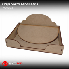 Caja porta servilletas mod 2