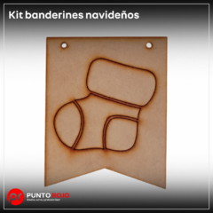 Kit básico banderines navideños - comprar online