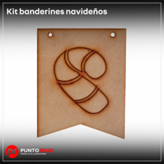 Kit básico banderines navideños