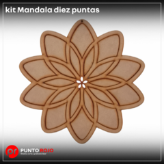 Kit básico mandala diez puntas