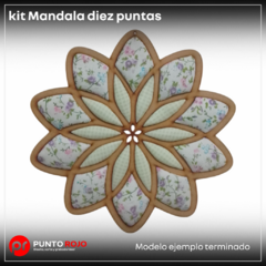 Kit completo mandala diez puntas