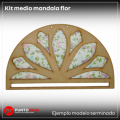 Kit completo medio mandala flor