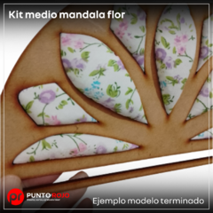 Kit completo medio mandala flor - comprar online