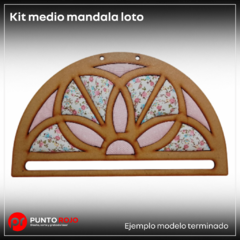 Kit patchwork completo medio mandala loto