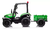 Tractor Con Carro Electrico A Bateria 24v Cuero Goma Control - tienda online
