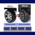 Imagen de Jeep a bateria licencia oficial RUBICON 2023 12v doble asiento de cuero ruedas de goma 4 motores