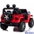 Jeep a bateria licencia oficial RUBICON 2023 12v doble asiento de cuero ruedas de goma 4 motores