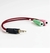 Cable Adaptador Mini Plug 3.5mm Auricular Ps4 Pc Microfonos Consolas Parlantes - Shoppingame