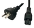 Cable Electrico Trebol Cargador Netbook Notebook Pc 220v - comprar online