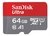 TERJETA DE MEMORIA MICRO SD 64GB ULTRA RAPIDA SANDISK CLASE 10 80MBPS CELULAR - comprar online