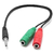 Cable Adaptador Mini Plug 3.5mm Auricular Ps4 Pc Microfonos Consolas Parlantes