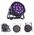 LUZ PROTON PAR 18 LUCES LED DJ AUDIORITMICA DMX en internet