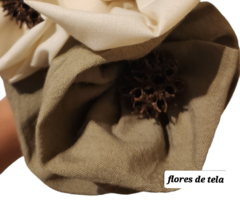 FLORES DE TELA CAMELIAS PEQUEÑAS - comprar online