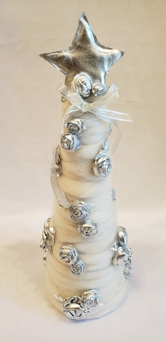 ÁRBOL NAVIDAD PLATEADO - comprar online