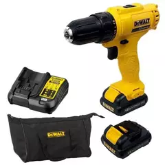 Parafusadeira Furadeira a Bateria 12V Max Com Bolsa Carregador e 2 Baterias 1,3AH 3/8" Bivolt Dewalt DCD700C2BR