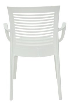 Cadeira Tramontina Victória Branca C/ Braços Encosto Vazado na internet