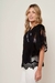 Blusa Guipiur negra - comprar online