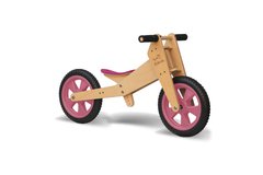 Triciclo que se convierte en bicicleta de aprendizaje - RUEDAS MACIZAS ROSAS en internet