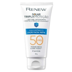 Protetor Solar Facial Renew Matte FPS 50 Avon