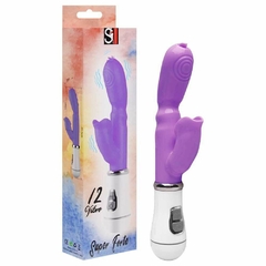 Vibrador Ponto G Clitóris Com Língua 12 Vibrações