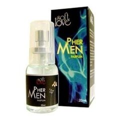 Soft Love Pher Men Perfume com Ferômonio Masculino 20 ml