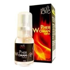 Soft Love Pher Woman Perfume com Ferômonio Feminino 20 ml