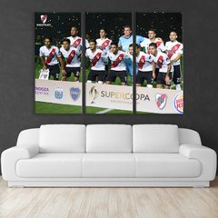 Cuadro Triptico River Plate - comprar online