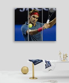 Cuadros Trípticos Federer - comprar online