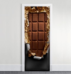 Ploteo Puerta Chocolate - comprar online